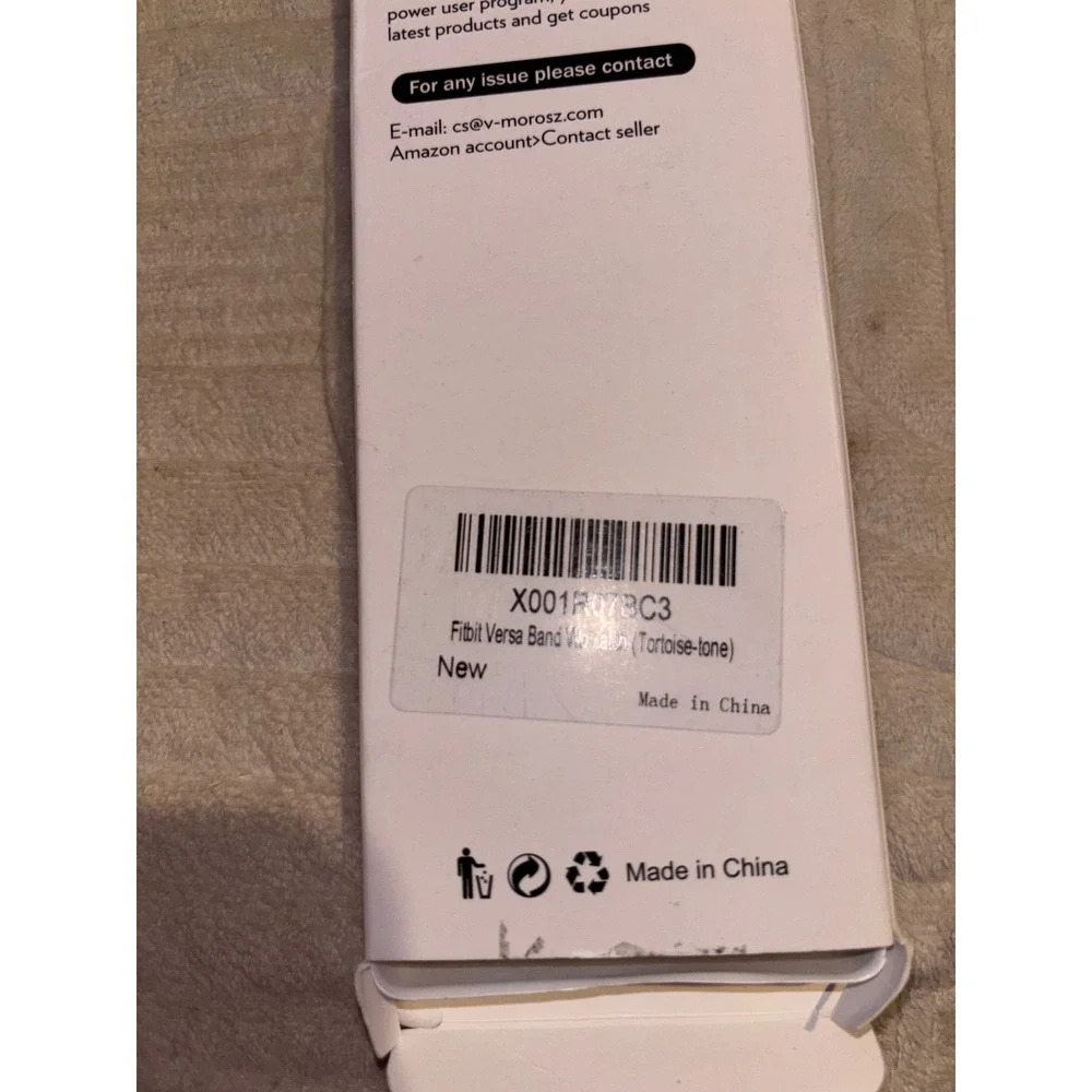 For parts V MORO Tortoise Tone Replacement Smart Watch Band Fitbit Versa